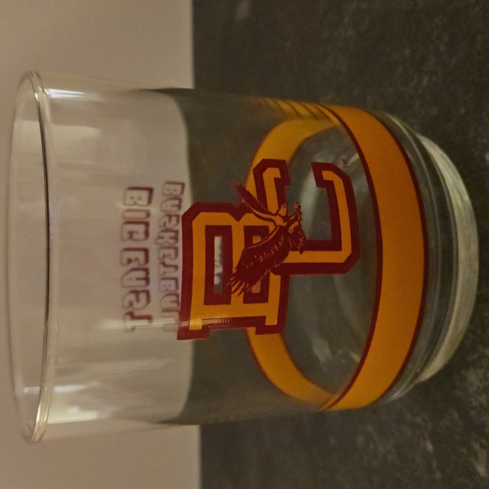 Boston College Vintage 80s Big East Basketball Glass Tumbler
